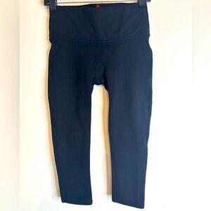 SPANX Black Leggings High-Rise Form-Fitting